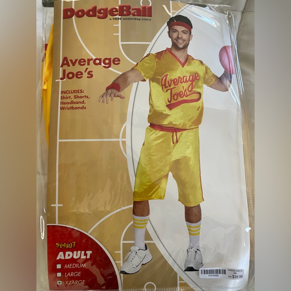 Dodgeball average Joe’s! Must ship today or oct 26!